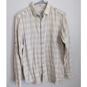 Mens Calvin Klein Button-Up